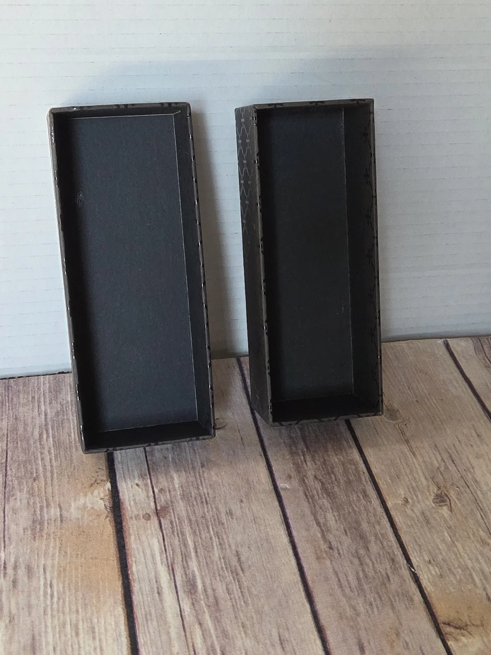 FEIDU Black Patterned Eyeglass/Sunglass Box